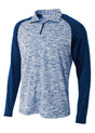 A4 Youth Quarter Zip Space Dye A4