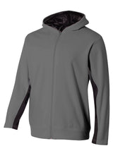 A4 Youth Full Zip Color Block Fleece Hoodie A4