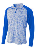 A4 Youth Quarter Zip Space Dye A4