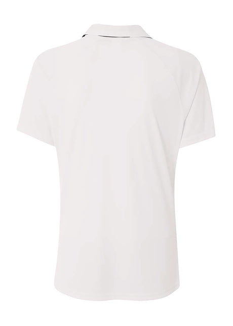 A4 Womens Contrast Polo A4