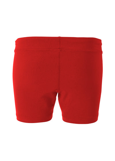 A4 Youth Girls 4" Volleyball Short