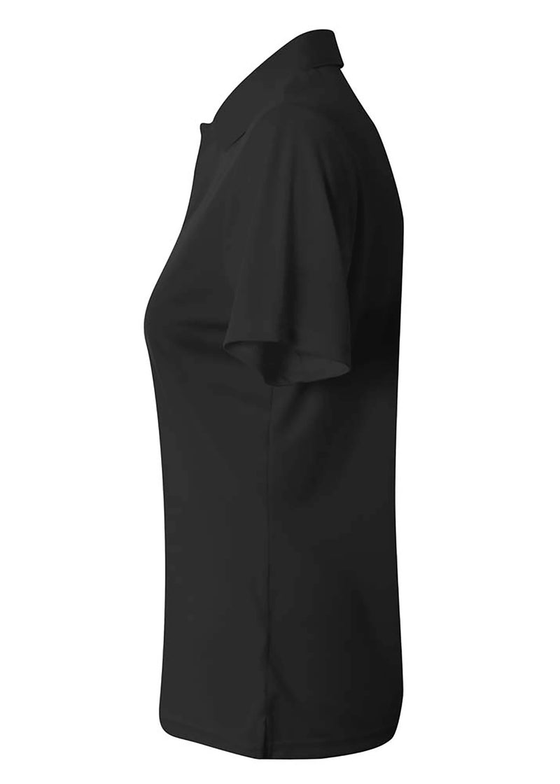 A4 Womens Solid Interlock Polo