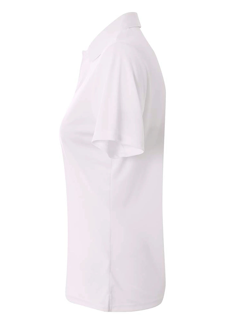 A4 Womens Solid Interlock Polo