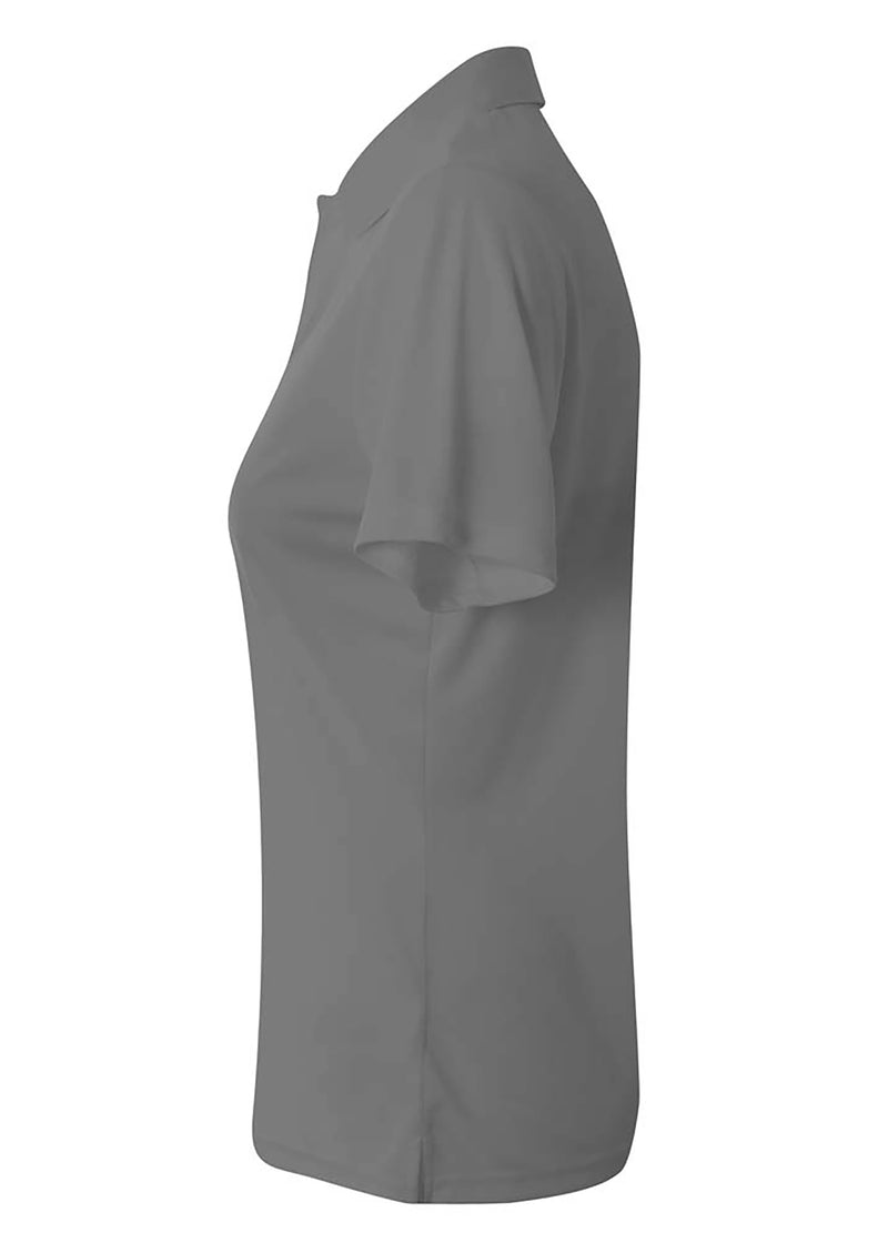 A4 Womens Solid Interlock Polo