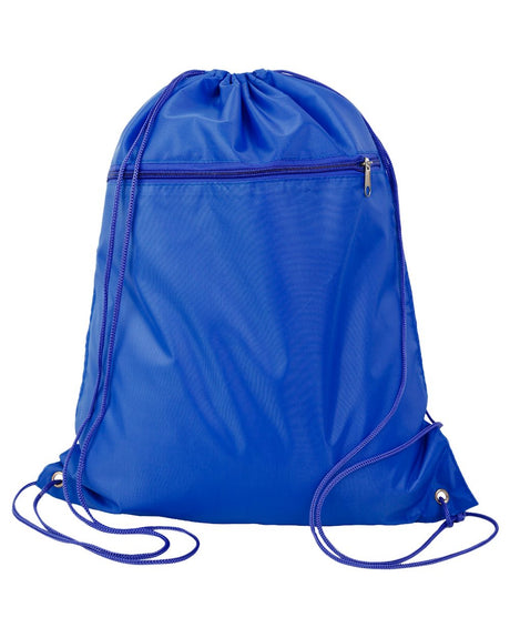 Q-Tees Polyester Cinchpack Bags Accessories Bags & Backpacks