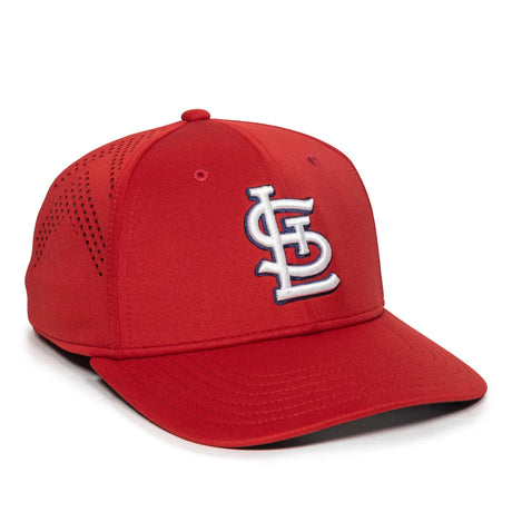 Outdoor Cap St. Louis Cardinals™ Official MLB® Replica Structured Solid Panel Hat MLB-600 Fan Gear MLB St. Louis Cardinals