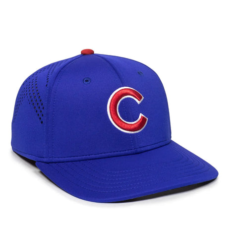 Outdoor Cap Chicago Cubs™ Official MLB® Replica Structured Solid Panel Hat MLB-600 Fan Gear MLB Chicago Cubs