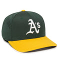 Outdoor Cap Oakland Athletics™ Official MLB® Replica Structured Solid Panel Hat MLB-600 Fan Gear MLB Oakland Athletics