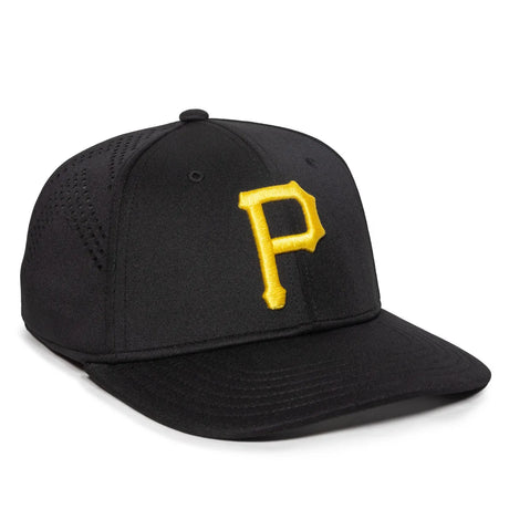 Outdoor Cap Pittsburgh Pirates™ Official MLB® Replica Structured Solid Panel Hat MLB-600 Fan Gear MLB Pittsburgh Pirates