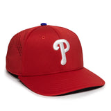 Outdoor Cap Philadelphia Phillies™ Official MLB® Replica Structured Solid Panel Hat MLB-600 Fan Gear MLB Philadelphia Phillies