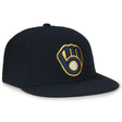 Outdoor Cap Milwaukee Brewers™ MLB® Replica Structured Solid Panel Hat MLB-450 Fan Gear MLB Milwaukee Brewers