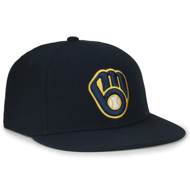 Outdoor Cap Milwaukee Brewers™ Official MLB® Replica Structured Solid Panel Hat (MLB-450)-1