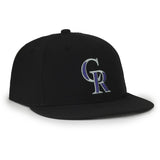Outdoor Cap Colorado Rockies™ MLB® Replica Structured Solid Panel Hat MLB-450 Fan Gear MLB Colorado Rockies
