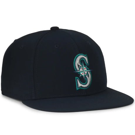 Outdoor Cap Seattle Mariners™ MLB® Replica Structured Solid Panel Hat MLB-450 Fan Gear MLB Seattle Mariners