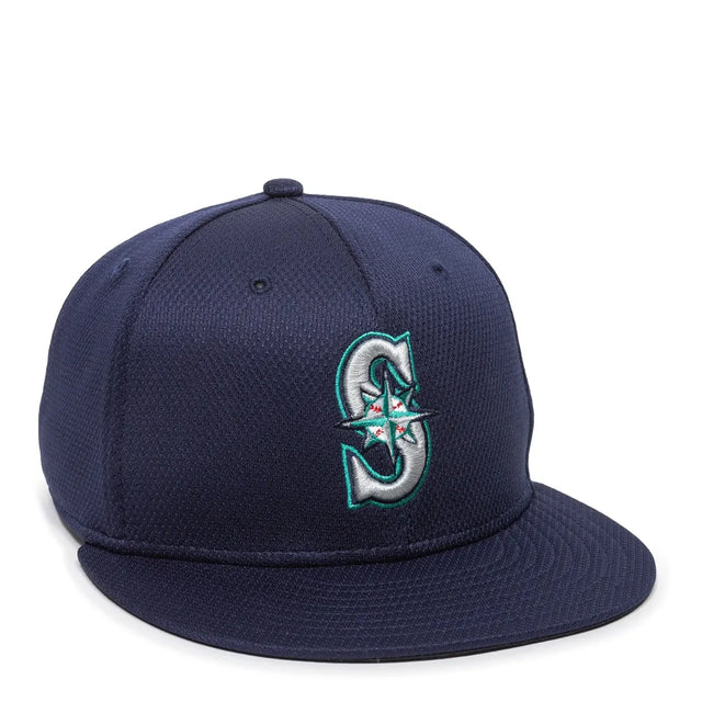 Outdoor Cap Seattle Mariners™ Official MLB® Replica Structured Solid Panel Hat (MLB-400)-1