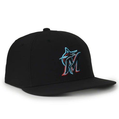 Outdoor Cap Miami Marlins™ MLB® Replica Structured Solid Panel Hat MLB-450 Fan Gear MLB Miami Marlins