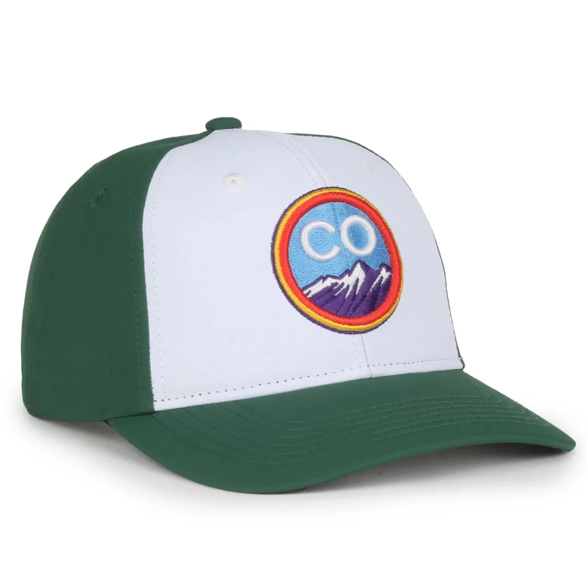 Outdoor Cap Colorado Rockies™ Official MLB® Replica Structured Solid Panel Hat MLB-550cc Fan Gear MLB Colorado Rockies