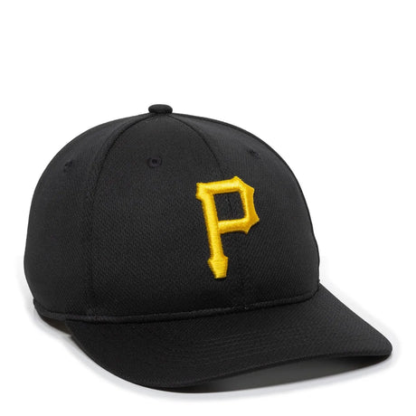 Outdoor Cap Pittsburgh Pirates™ MLB® Replica Structured Solid Panel Hat MLB-350 Fan Gear MLB Pittsburgh Pirates