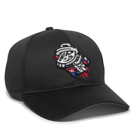 Outdoor Cap Rocket City Trash Pandas™ MiLB® Replica Structured Solid Panel Hat (MIN-350)-1
