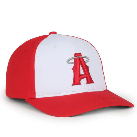 Outdoor Cap Los Angeles Angels™ Official MLB® Replica Structured Solid Panel Hat MLB-550cc Fan Gear MLB Los Angeles Angels
