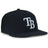 Outdoor Cap Tampa Bay Rays™ MLB® Replica Structured Solid Panel Hat MLB-450 Fan Gear MLB Tampa Bay Rays