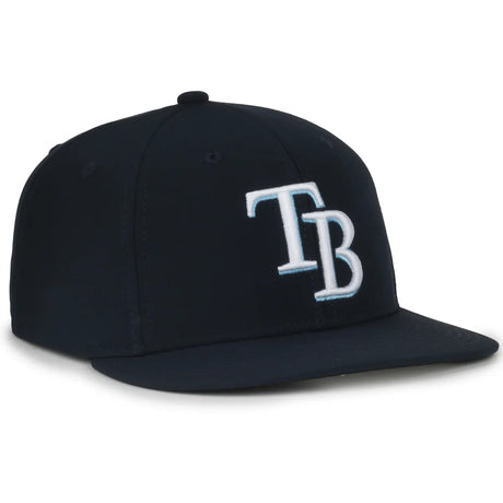 Outdoor Cap Tampa Bay Rays™ MLB® Replica Structured Solid Panel Hat MLB-450 Fan Gear MLB Tampa Bay Rays