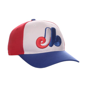 Outdoor Cap Montreal Expos™ Official MLB® Replica Structured Solid Panel Hat (MLB-350)-1