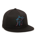 Outdoor Cap Miami Marlins™ MLB® Replica Structured Solid Panel Hat MLB-400 Fan Gear MLB Miami Marlins