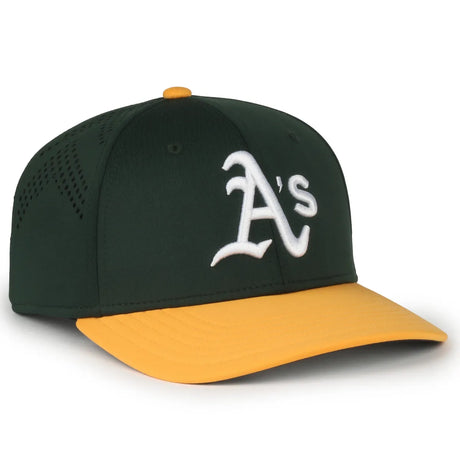 Outdoor Cap Oakland Athletics™ MLB® Replica Structured Solid Panel Hat MLB-650 Fan Gear MLB Oakland Athletics