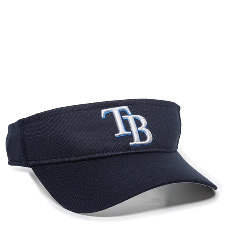 Outdoor Cap Tampa Bay Rays™ MLB® Replica Visor MLB-185 Fan Gear MLB Tampa Bay Rays