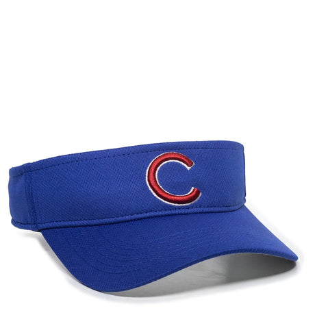 Outdoor Cap Chicago Cubs™ MLB® Replica Visor MLB-185 Fan Gear MLB Chicago Cubs