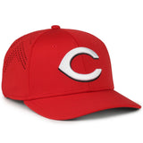 Outdoor Cap Cincinnati Reds™ Official MLB® Replica Structured Solid Panel Hat MLB-650 Fan Gear MLB Cincinnati Reds