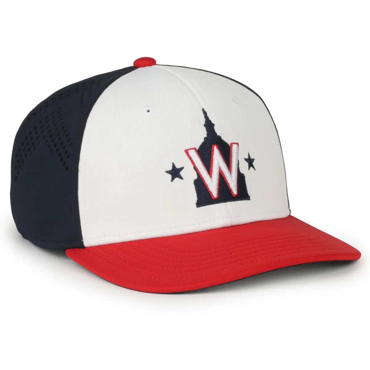 Outdoor Cap Washington Nationals™ Official MLB® Replica Structured Solid Panel Hat MLB-650 Fan Gear MLB Washington Nationals
