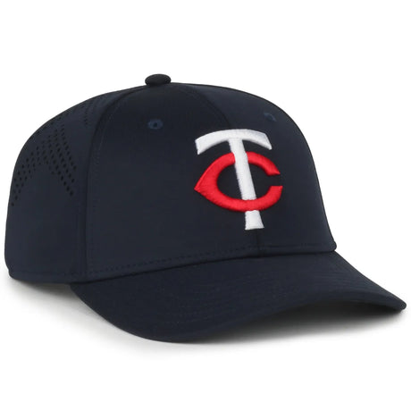 Outdoor Cap Minnesota Twins™ Official MLB® Replica Structured Solid Panel Hat MLB-650 Fan Gear MLB Minnesota Twins