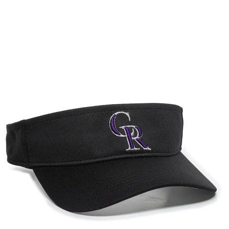 Outdoor Cap Colorado Rockies™ MLB® Replica Visor MLB-185 Fan Gear MLB Colorado Rockies