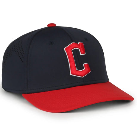 Outdoor Cap Cleveland Guardians™ Official MLB® Replica Structured Solid Panel Hat MLB-650 Fan Gear MLB Cleveland Guardians