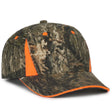 Outdoor Cap CBI-305 Camo/ Blaze Structured Solid Back Hat Unisex Accessories Hats & Caps