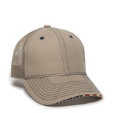 Outdoor Cap USA-800M Contrast Stitch Structured Trucker Hat Unisex Accessories Hats & Caps