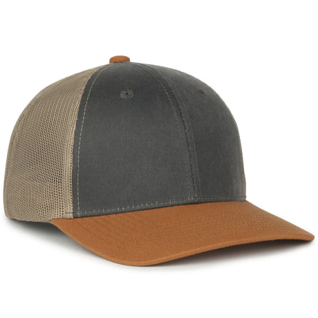 Outdoor Cap HPD-615M Premium Rugged Structured Trucker Hat Unisex Accessories Hats & Caps