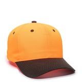 Outdoor Cap 550IS Blaze/ Dark Brown Structured Solid Back Hat Unisex Accessories Hats & Caps