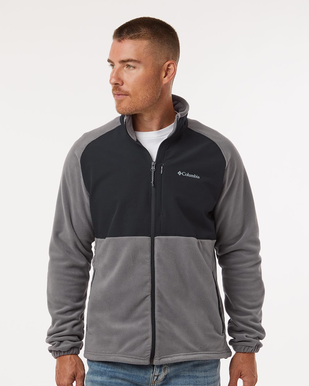 Columbia Men's Sage Peak Fleece Full-Zip Jacket Mens Apparel Sweatshirts & Fleece