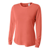 A4 Women's Long Sleeve Cooling Performance Crew