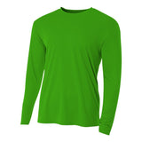 A4 Men's Cooling Performance Long Sleeve Crew 1 of 2 A4