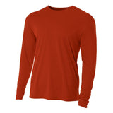 A4 Men's Cooling Performance Long Sleeve Crew 1 of 2 A4