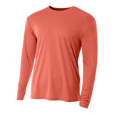 A4 Men's Cooling Performance Long Sleeve Crew 1 of 2 A4
