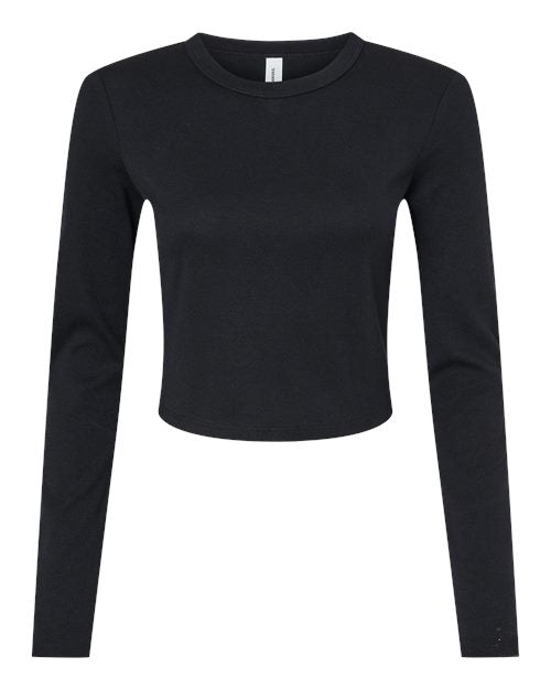 BELLA + CANVAS Women's Micro Rib Long Sleeve T-Shirt