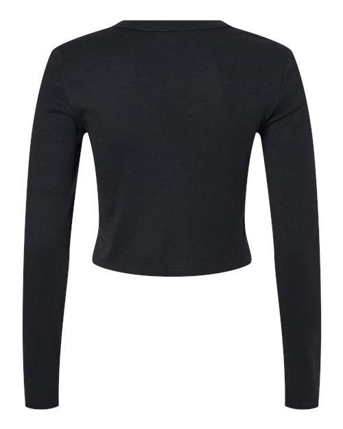 BELLA + CANVAS Women's Micro Rib Long Sleeve T-Shirt