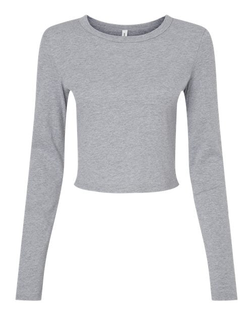 BELLA + CANVAS Women's Micro Rib Long Sleeve T-Shirt