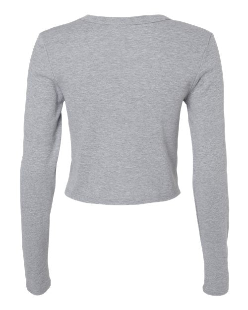 BELLA + CANVAS Women's Micro Rib Long Sleeve T-Shirt