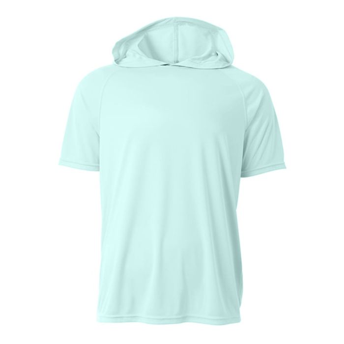 A4 Youth Short Sleeve Hooded Tee